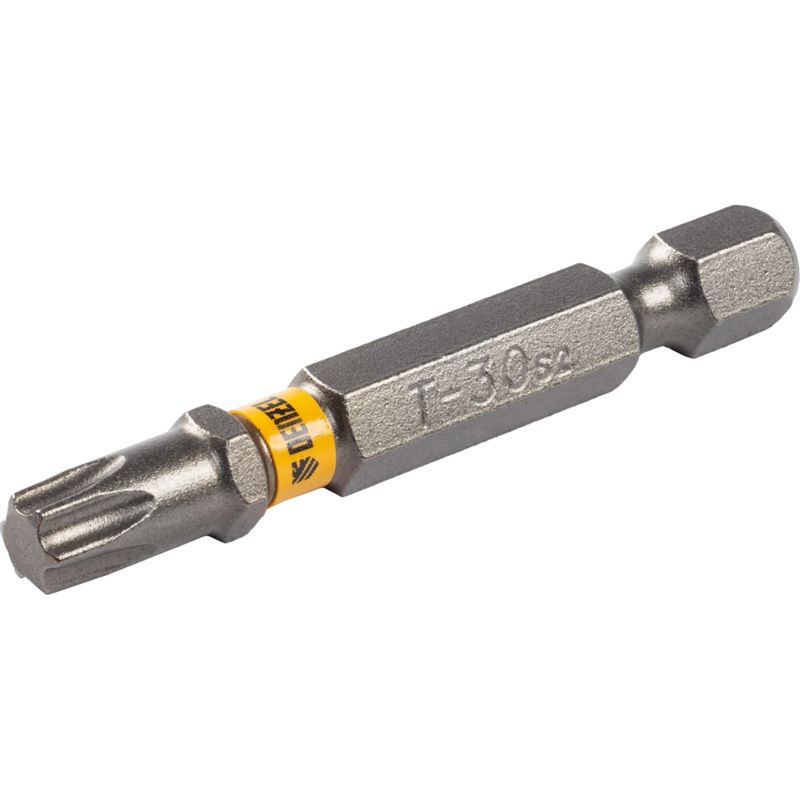 Бита Denzel TX 30х50, сталь S2, шестигранный профиль, 10 шт. Е 6,3