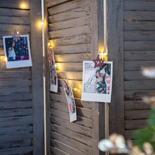 Деревянные прищепки Neon-Night Звездочки розовые 16x4,5x1,3 cм (6 шт.)  504-034 - изображение 3