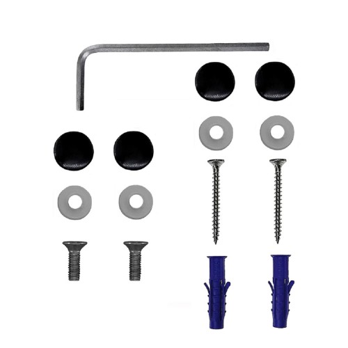 Держатель дозатора для жидкого мыла и шампуней EMBODIMENT EMB-SOAP-WVP2-B настенный, черный - изображение 5