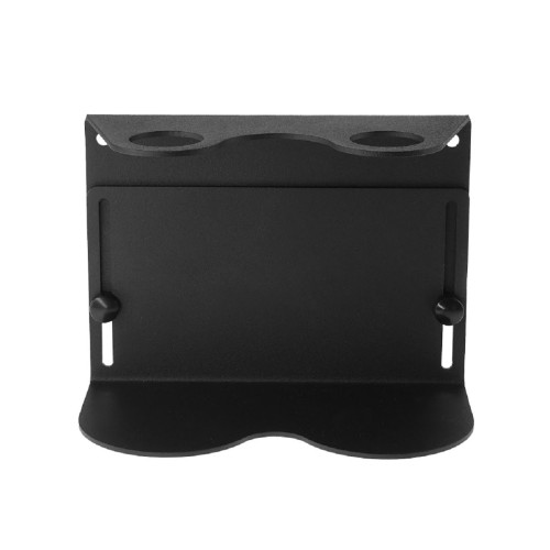 Держатель дозатора для жидкого мыла и шампуней EMBODIMENT EMB-SOAP-WVP2-B настенный, черный - изображение 2