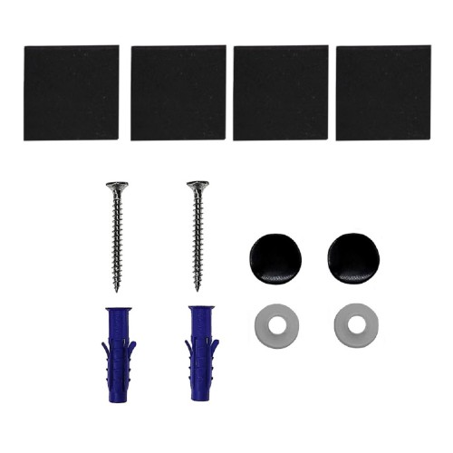 Держатель EMBODIMENT EMB-FUNH-W-B для фена с креплением для сетевого кабеля, черный - изображение 3