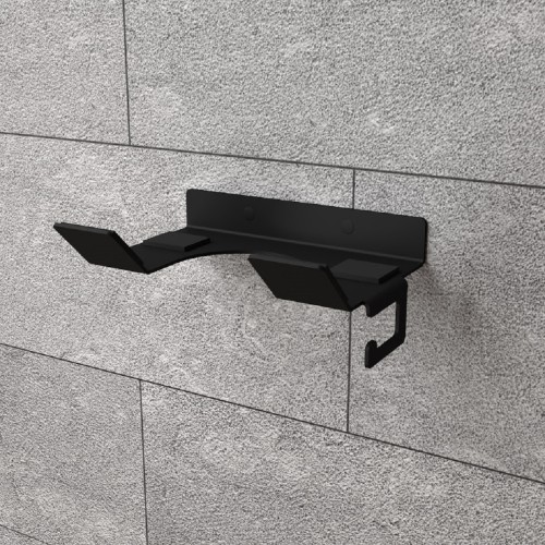 Держатель EMBODIMENT EMB-FUNH-W-B для фена с креплением для сетевого кабеля, черный - изображение 5