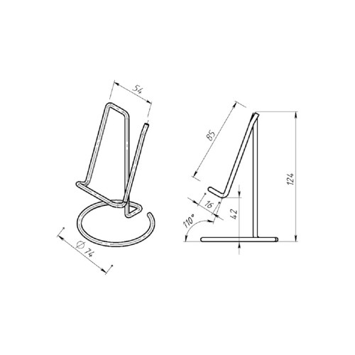 Держатель EMBODIMENT EMB-PF-T-U-RB для смартфонов и планшетов, настольный, черный - изображение 5
