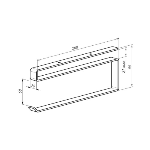 Держатель EMBODIMENT EMB-PTH-SH-B для бумажных полотенец, черный - изображение 5