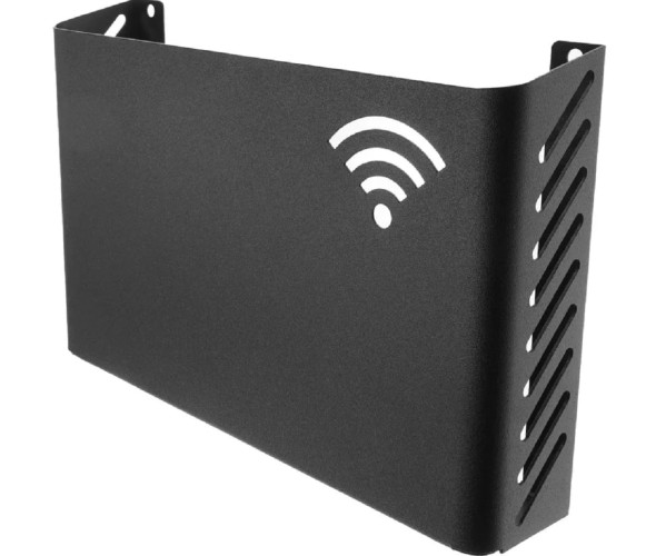 Держатель EMBODIMENT EMB-ROU-WF-B для хранения роутера, настенный, черный