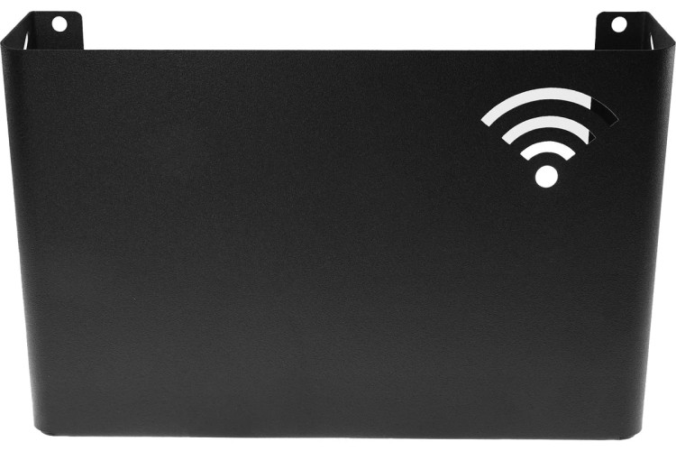 Держатель EMBODIMENT EMB-ROU-WF-B для хранения роутера, настенный, черный - изображение 2