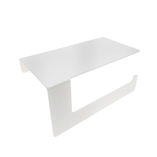 Держатель EMBODIMENT EMB-TP-W для туалетной бумаги, с полкой хранения, белый - изображение 2