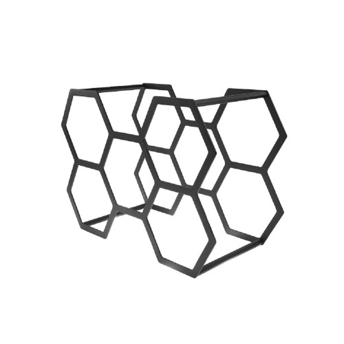 Держатель EMBODIMENT EMB-WINE-S-B для бутылок, 5 сот для хранения, черный