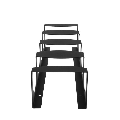 Держатель EMBODIMENT EMB-WINE-W-B для бутылок, настенный, черный - изображение 5