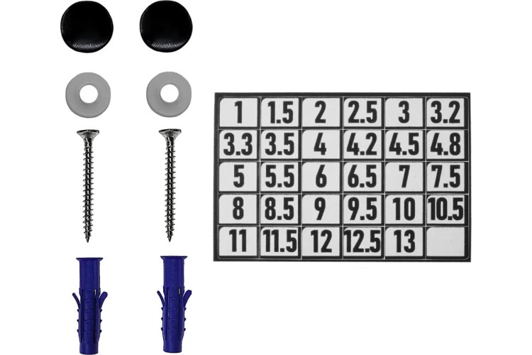 Держатель EMBODIMENT EMB-WODRB-B для хранения сверл, настенный, черный - изображение 5