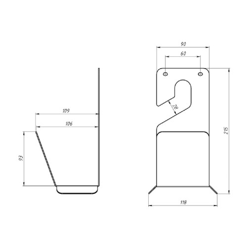 Держатель EMBODIMENT EMB-WOH-S-B для хранения садового шланга, черный - изображение 5