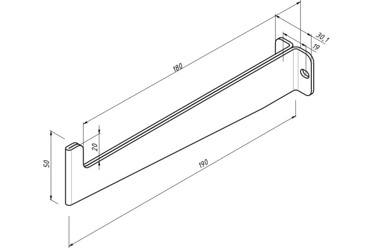 Держатель-крючок EMBODIMENT EMB-WOTUN-18-B универсальный, настенный, черный - изображение 5