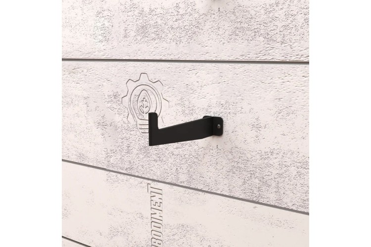 Держатель-крючок EMBODIMENT EMB-WOTUN-12-B универсальный, настенный, черный - изображение 5