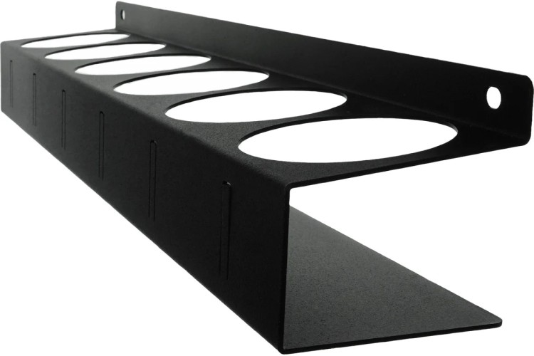 Держатель-органайзер EMBODIMENT EMB-WOP-L-B для баллончиков, настенный, черный - изображение 4