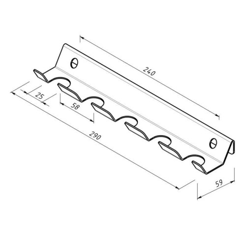 Держатель-органайзер REXANT 38-0647 хранения на пять предметов, настенный - изображение 5