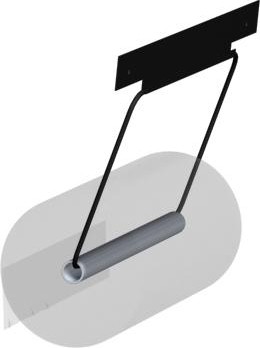 Держатель полотенца FERRUM 02.A10 черный 02.А10