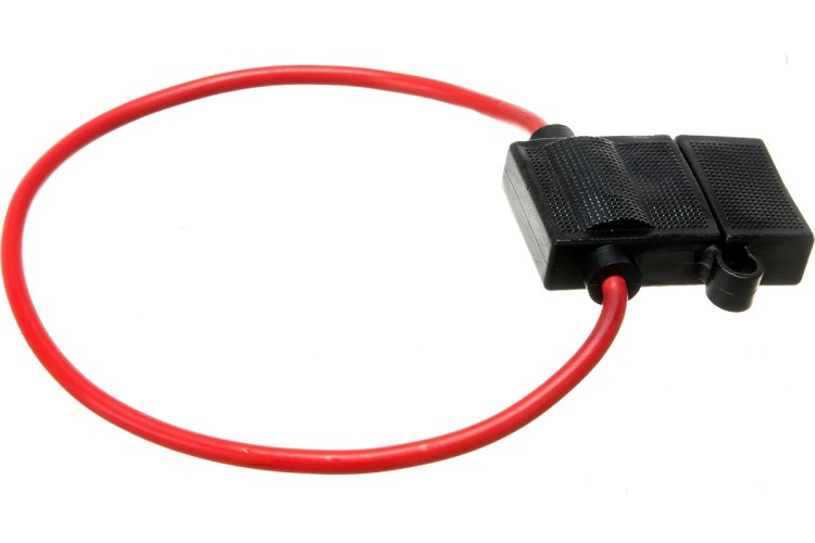 Держатель предохранителя REXANT 16-0421 ( уп. 50 штук ) типа стандарт, черный (FD-2840 RB) 16-0421