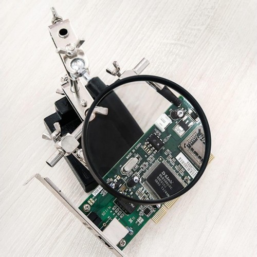 Держатель REXANT "Третья рука" с лупой х3 12-0254 12-0254 - изображение 2