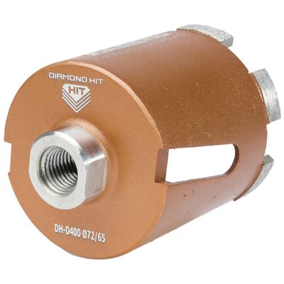 Сверло алмазное кольцевое Адель DH-D400 (28х450 мм; 1 1/4; 3 сегмента) ДУУ00007914 - изображение 6