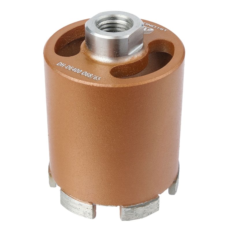 Сверло алмазное для подрозетников Адель DH-DE400 (68/65 мм; M16; 6 сегментов) ДУУ00005753 - изображение 2