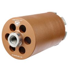 Сверло алмазное для подрозетников Адель DH-DE400 (82/120 мм; M16; 7 сегментов) 00-00001546 - изображение 3