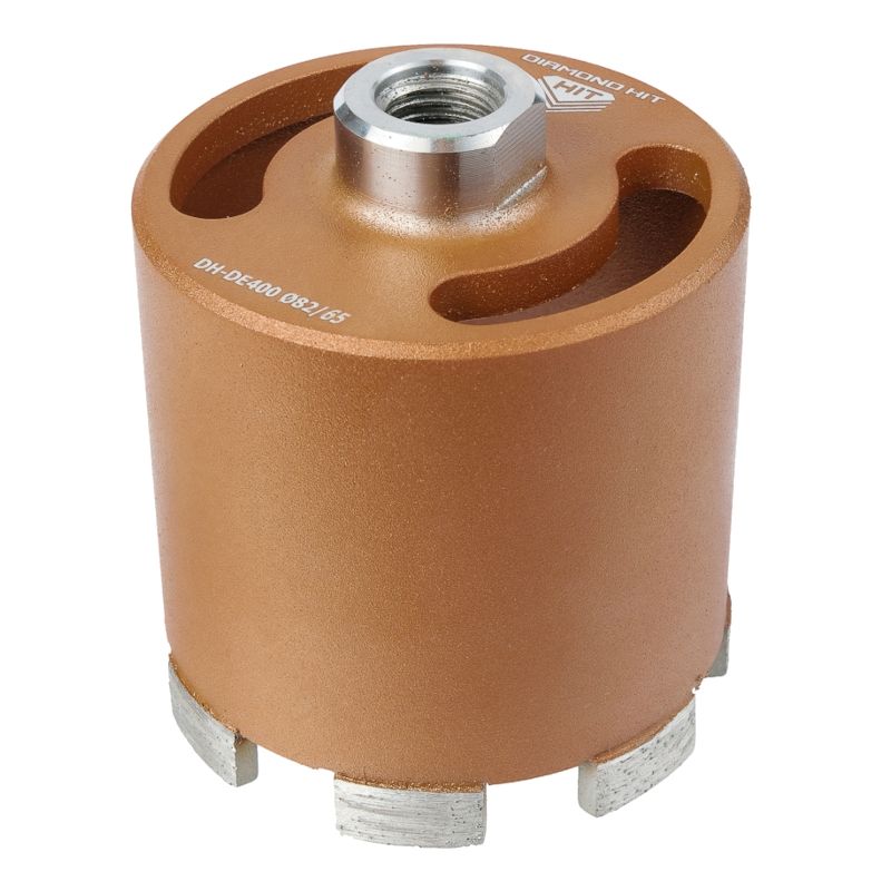 Сверло алмазное для подрозетников Адель DH-DE400 (82/65 мм; M16; 7 сегментов) ДУУ00005757 - изображение 2