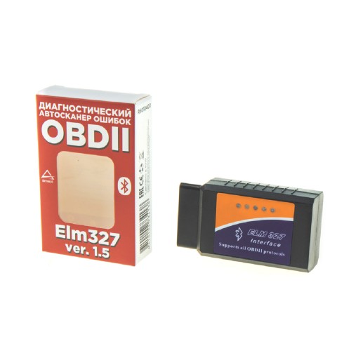 Диагностический сканер ARNEZI R6010400 автомобильный OBDII, ELM 327 Bluetooth, V1.5 - изображение 2