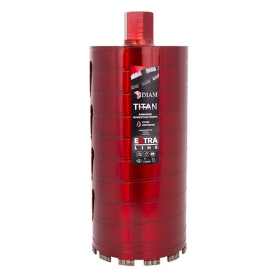 Коронка алмазная по бетону DIAM САСС 52x300х4x1,1/4UNC Extra Line Titan (арм. бетон) - изображение 7