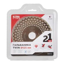 Алмазный диск DIAM Гальваника TWIN 125х22,2 - изображение 7