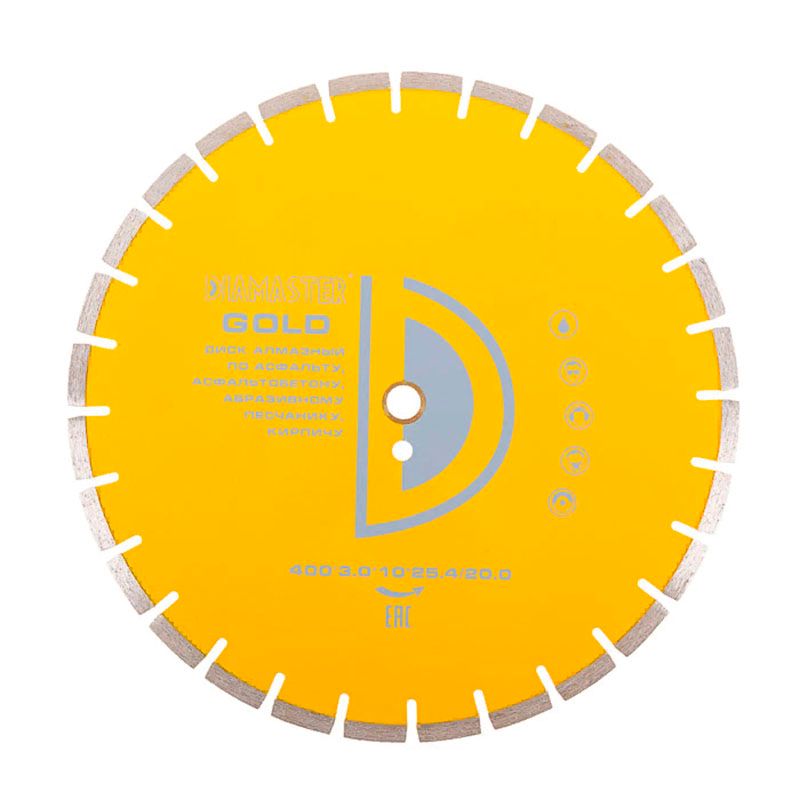 Алмазный диск сегментный Diamaster GOLDEN TYPE 400 мм