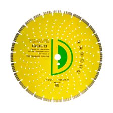 Алмазный диск сегментный Diamaster GOLDEN TYPE 400x25,4x4x12 мм | 26z (/железобетон) - изображение 3
