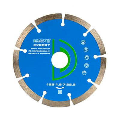 Алмазный диск сегментный для стенорезных машин Diamaster V Type 1200 мм (железобетон) - изображение 7