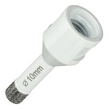 Алмазная коронка Diamond Industrial 10 мм Universal по керамограниту, керамике и камню, вакуумная пайка, M14 - изображение 6