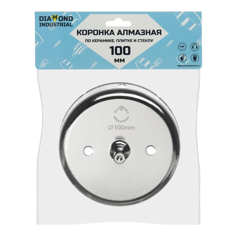Алмазная коронка Diamond Industrial 100 мм по керамике, плитке и стеклу - изображение 4
