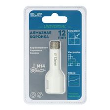 Алмазная коронка Diamond Industrial 12 мм Universal по керамограниту, керамике и камню, вакуумная пайка, M14 - изображение 7