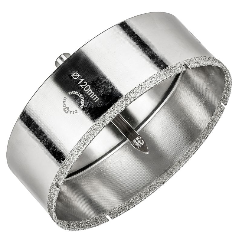 Алмазная коронка Diamond Industrial 120 мм (Керамогранит, плитка, кафель) - изображение 2