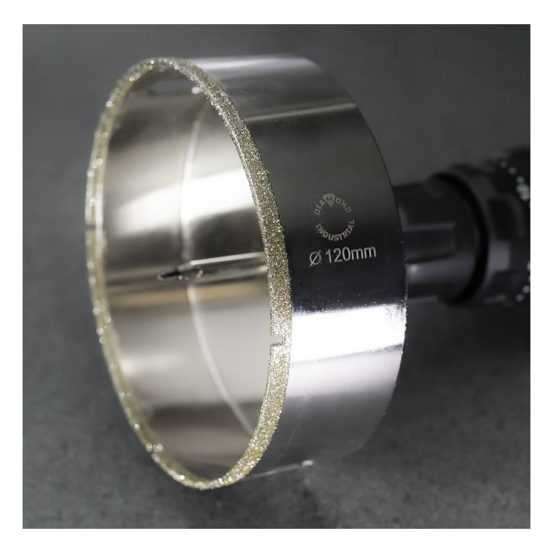 Алмазная коронка Diamond Industrial 120 мм (Керамогранит, плитка, кафель) - изображение 3