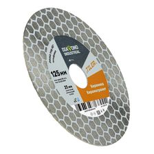 Алмазный диск Diamond industrial 125 мм TILER по керамограниту, мрамору и плитке - изображение 5