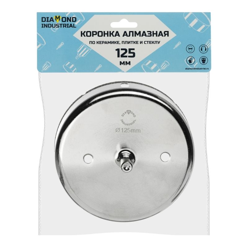Алмазная коронка Diamond Industrial 125 мм по керамике, плитке и стеклу - изображение 4