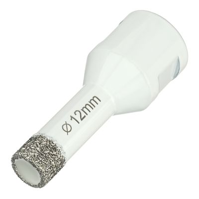 Алмазная коронка Diamond Industrial 14 мм Universal по керамограниту, керамике и камню, вакуумная пайка, M14 - изображение 11