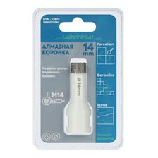 Алмазная коронка Diamond Industrial 14 мм Universal по керамограниту, керамике и камню, вакуумная пайка, M14 - изображение 7