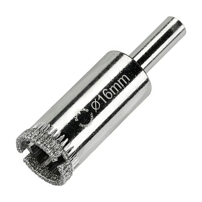 Алмазная коронка Diamond Industrial 16 мм по керамике, плитке и стеклу (2 шт.)