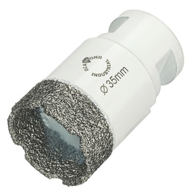 Алмазная коронка Diamond Industrial 16 мм Universal по керамограниту, керамике и камню, вакуумная пайка, M14 - изображение 11