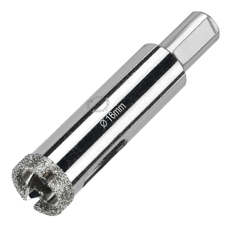 Алмазная коронка Diamond Industrial 16 мм (Керамогранит, плитка, кафель)