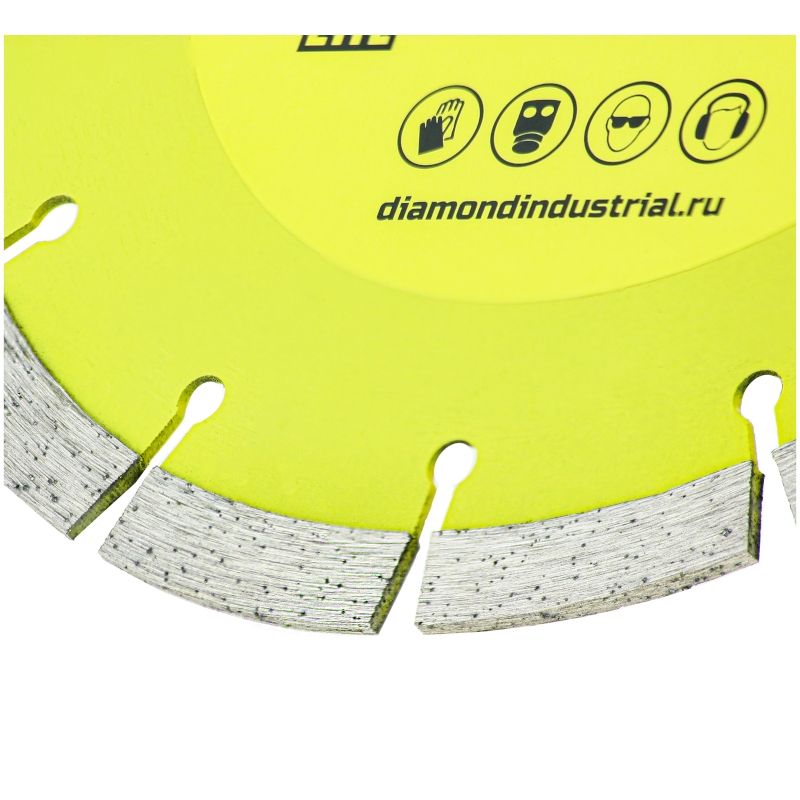 Алмазный диск Diamond Industrial 180 мм сегментный по бетону, кирпичу, камню - изображение 3