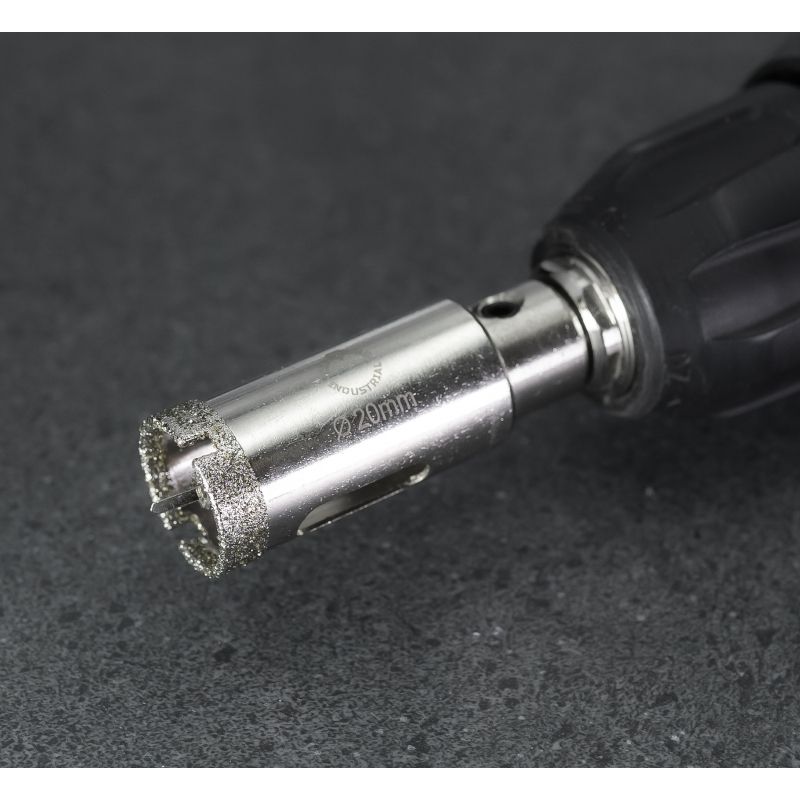 Алмазная коронка Diamond Industrial 20 мм (Керамогранит, плитка, кафель) - изображение 3