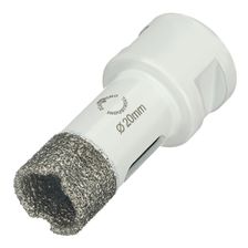 Алмазная коронка Diamond Industrial 20 мм Universal по керамограниту, керамике и камню, вакуумная пайка, M14 - изображение 5