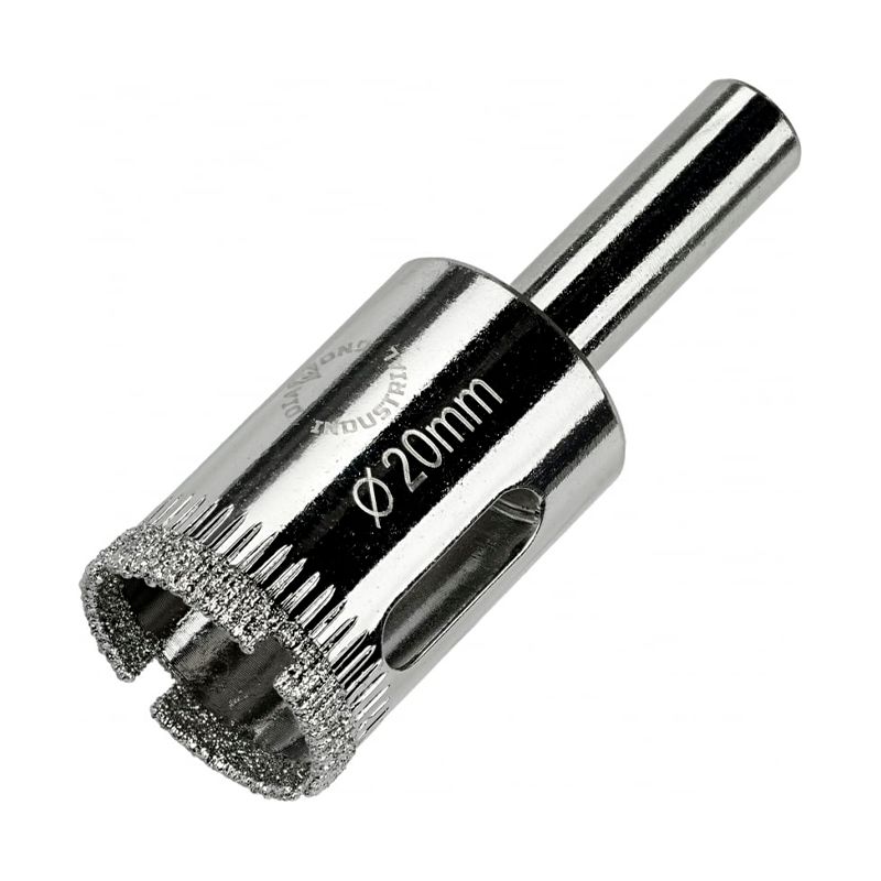 Алмазная коронка Diamond Industrial 20 мм по керамике, плитке и стеклу