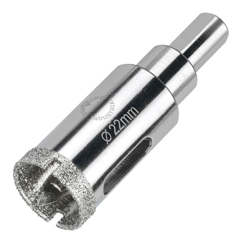 Алмазная коронка Diamond Industrial 22 мм (Керамогранит, плитка, кафель)