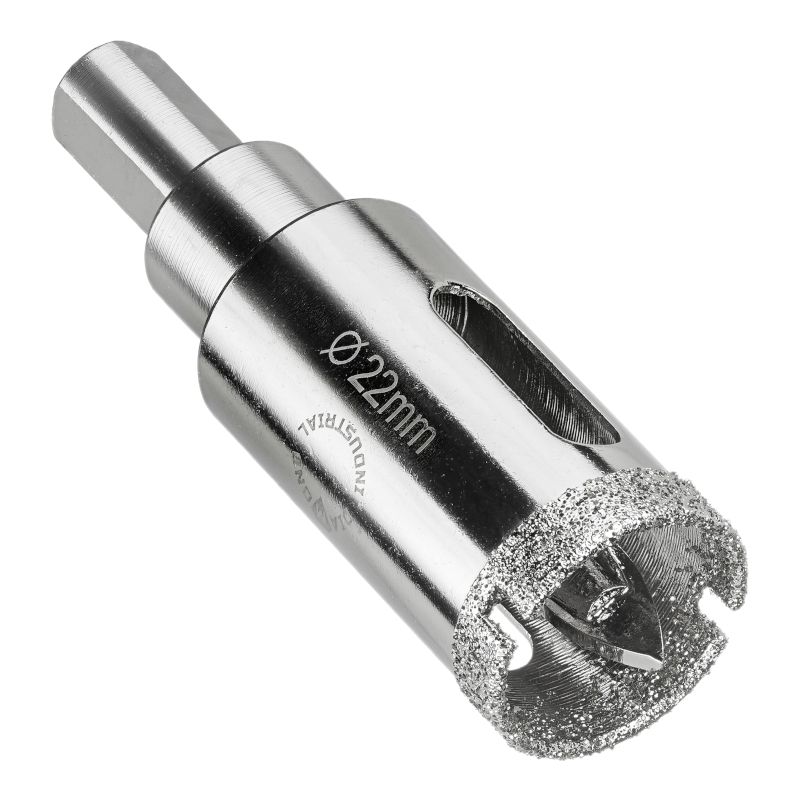 Алмазная коронка Diamond Industrial 22 мм (Керамогранит, плитка, кафель) - изображение 2